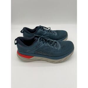 Hoka One One Bondi 7 Mens Sz 11 Running Shoes Real Teal Outer Space